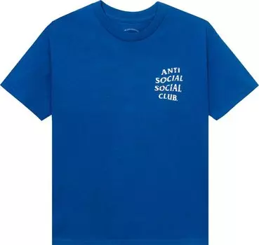 Футболка Anti Social Social Club x Case Study Flag Tee 'Blue', синий