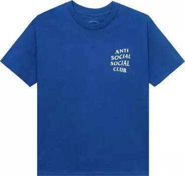 Футболка Anti Social Social Club x Case Study Flag Tee 'Blue', синий