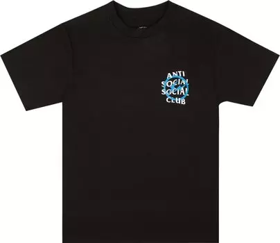 Футболка Anti Social Social Club x Fragment Design Blue Bolt Tee 'Black', черный