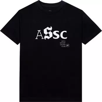 Футболка Anti Social Social Club x Fragment Type A Tee 'Black', черный