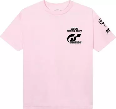 Футболка Anti Social Social Club x Gran Turismo Logo Tee 'Pink', розовый