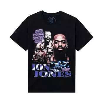 Футболка Anti Social Social Club x UFC Jon Jones, черная
