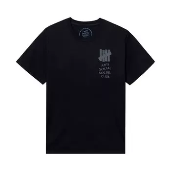 Футболка Anti Social Social Club x Undefeated Lock 3M, черная