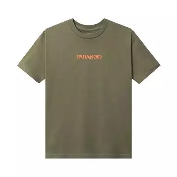 Футболка Anti Social Social Club x Undefeated Paranoid Оливковая
