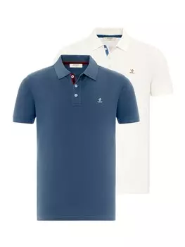 Футболка Antioch, бежевый/индиго