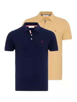 Футболка Antioch, бежевый/ночной синий