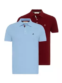 Футболка Antioch, цвет Light blue/Cherry red