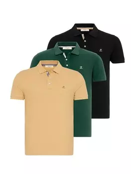 Футболка Antioch, песочный/зеленый/черный