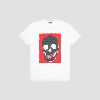 Футболка Antony Morato MMKS02136-FA100227-1000 Slim Fit, белый