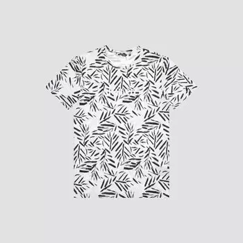 Футболка Antony Morato MMKS02144-FA140230-9000 Slim Fit, белый
