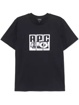 Футболка APC Platine A.P.C., синий