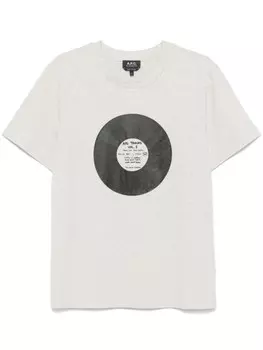 Футболка APC Vinyl A.P.C., нейтральный