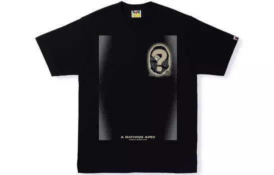 Футболка Ape Head Series для мужчин A Bathing Ape, черный