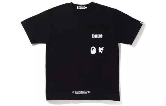 Футболка Ape Head Series для мужчин A Bathing Ape, черный