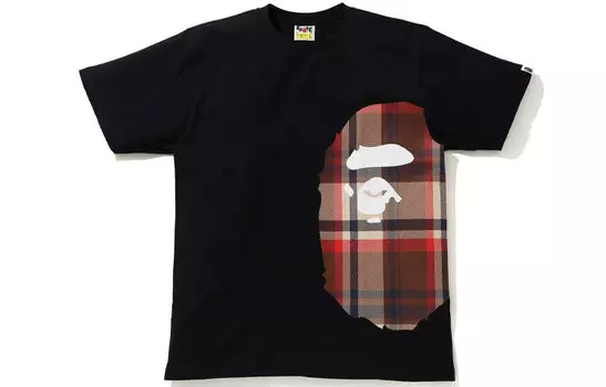 Футболка Ape Head Series для мужчин A Bathing Ape, белый/красный