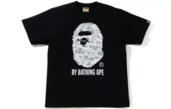 Футболка Ape Head Series для мужчин A Bathing Ape, черный