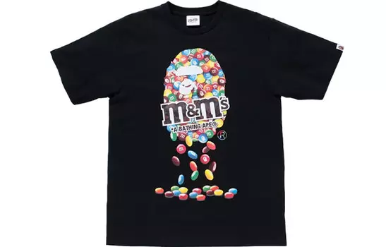 Футболка Ape Head Series для мужчин A Bathing Ape, желтый