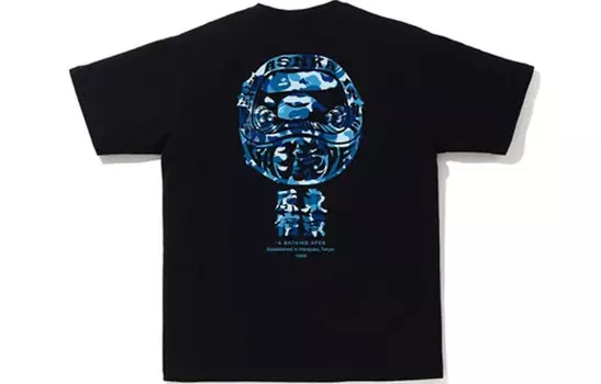 Футболка Ape Head Series для мужчин A Bathing Ape, черный/красный