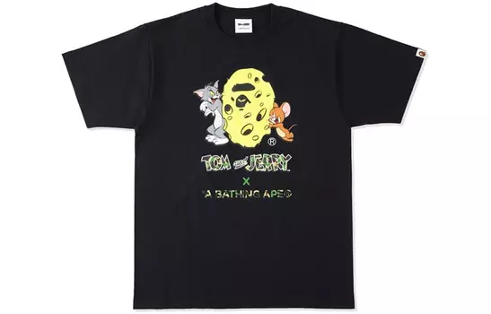 Футболка Ape Head Series для мужчин A Bathing Ape, черный