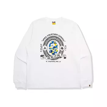 Футболка Ape Head Series для мужчин, белая A Bathing Ape, белый