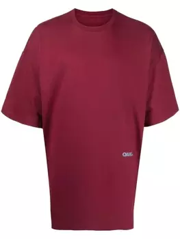 Футболка Aperture с графичным принтом OAMC, красный