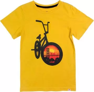 Футболка Appaman Bike Ride Graphic Short Sleeve Tee, цвет Goldenrod