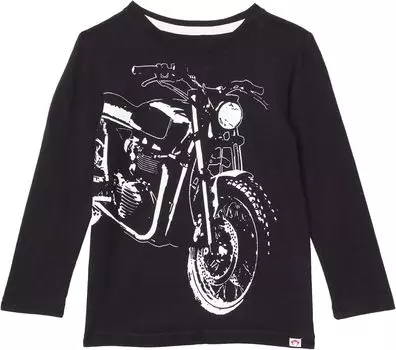 Футболка Appaman Retro Racer Graphic Long Sleeve T-Shirt, черный