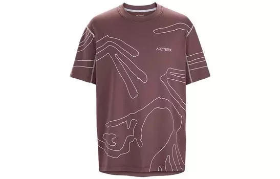 Футболка Arc'teryx Copal Grotto Line Axiom Arcteryx, цвет Brown