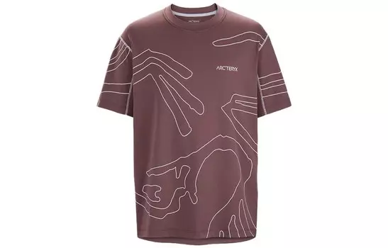 Футболка Arc'teryx Copal Grotto Line Axiom Arcteryx, цвет Earth Tone