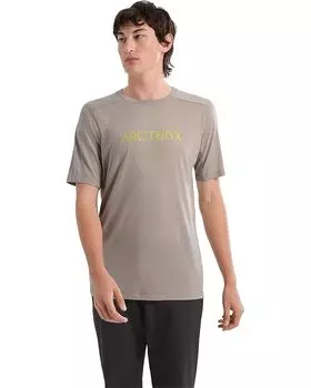 Футболка Arc'teryx Ionia Merino Wool Arc'Word Logo, цвет Rune / Euphoria