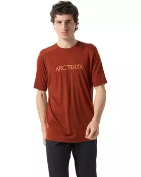 Футболка Arc'teryx Ionia Merino Wool Arc'Word Logo, цвет Sequoia/Solaris