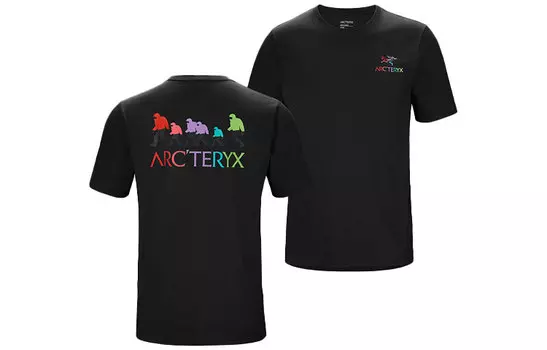 Футболка Arcteryx унисекс, цвет Black