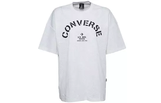 Футболка Areca Palm Mesh свободного покроя женская белая Converse