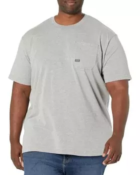 Футболка Ariat Big & Tall Rebar Cotton Strong American Outdoors, цвет Heather Grey