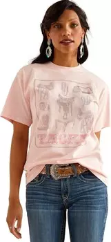 Футболка Ariat Tacky T-Shirt, цвет Blushing Rose
