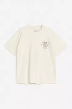 Футболка Arket cafe с принтом Arket, мультиколор