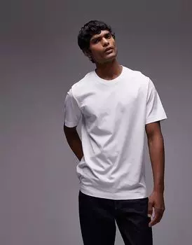 Футболка ARKET джерси белого цвета