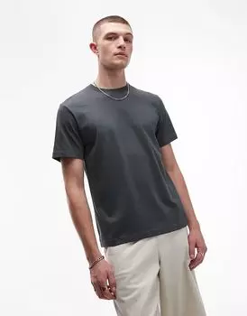 Футболка ARKET джерси серого цвета