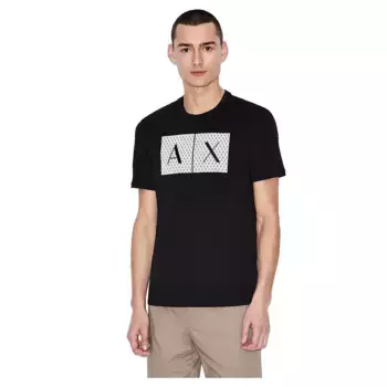 Футболка Armani Exchange 8NZTCK_Z8H4Z short sleeve v neck, черный