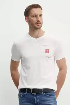 Футболка Armani Exchange, бежевый