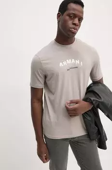 Футболка Armani Exchange, бежевый