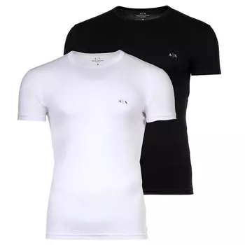 Футболка Armani Exchange, черный/белый