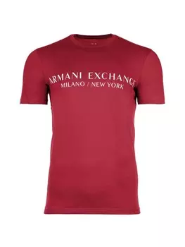Футболка Armani Exchange, цвет cardinal