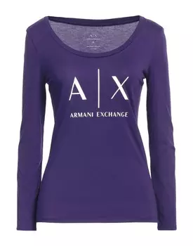 Футболка Armani Exchange, фиолетовый
