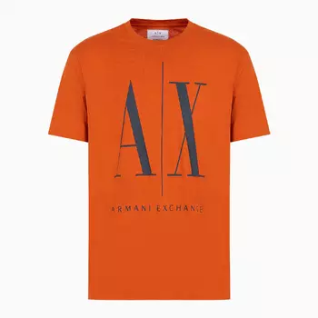 Футболка Armani Exchange Icon Logo Regular Fit, оранжевый
