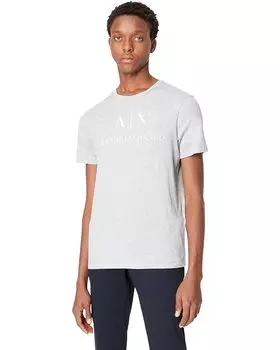 Футболка Armani Exchange Logo Printed, цвет B09B Heather Grey