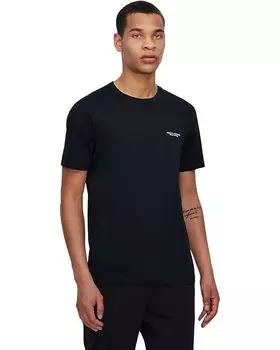Футболка Armani Exchange Milano/New York Logo, темно-синий