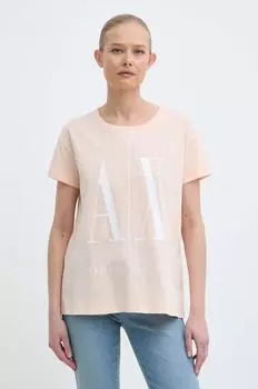 Футболка Armani Exchange, оранжевый