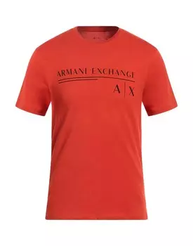 Футболка Armani Exchange, оранжевый