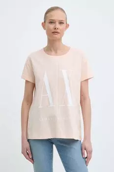 Футболка Armani Exchange, оранжевый